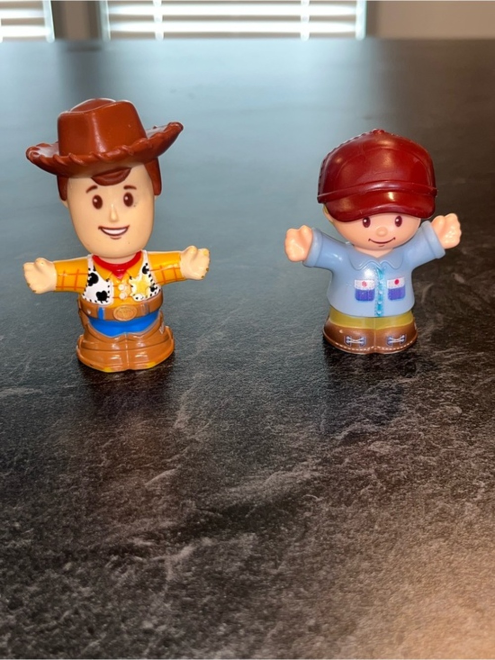 Fisher Price Little People Pixar Toy Story Woody & Farmer Loose Figures